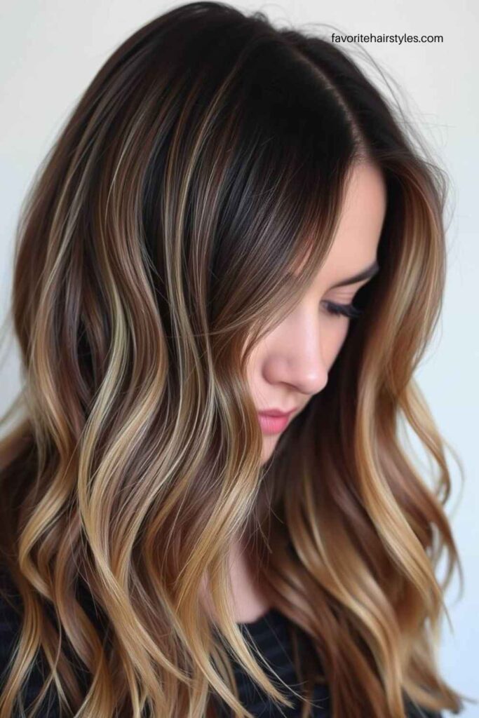 Soft Ash Brown Balayage