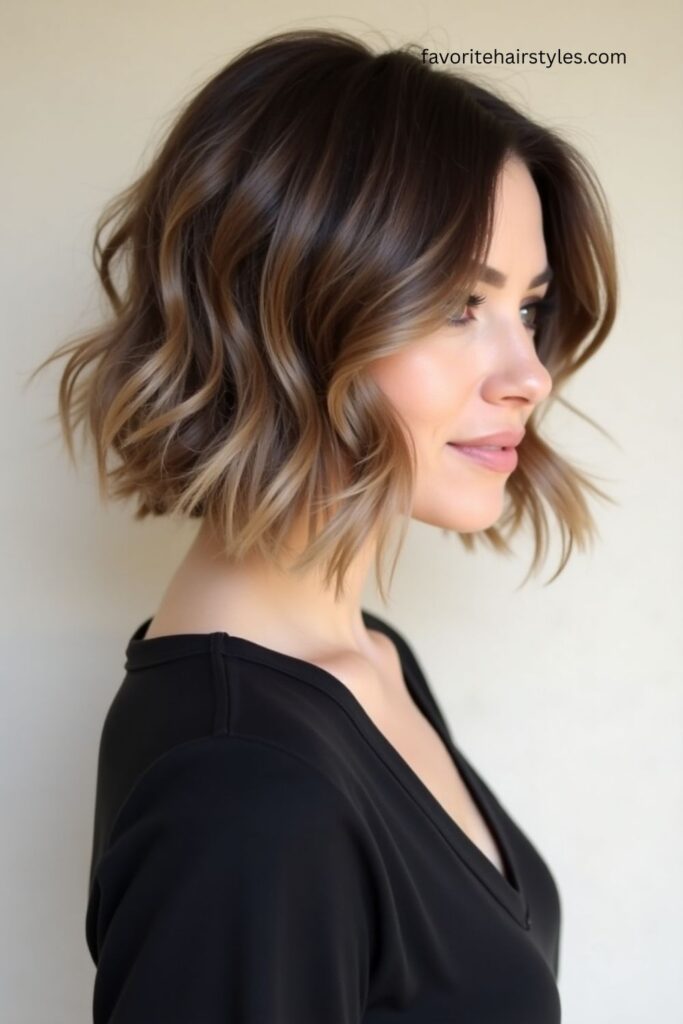 Soft Ash Brown Bob