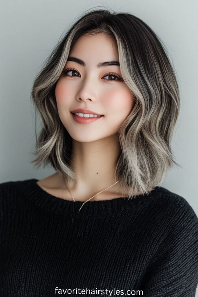 Soft Grey to Ash Blonde Gradient