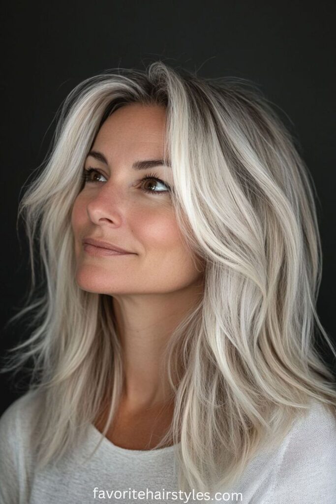 Subtle Ash Blonde Balayage for Fine Hair
