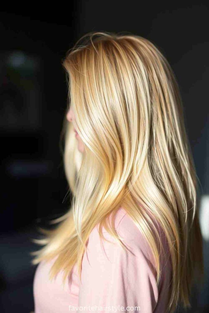 Subtle Baby Blonde Balayage
