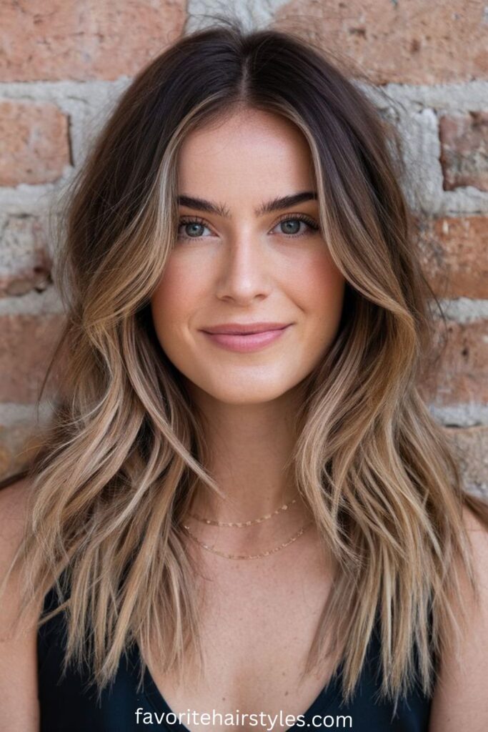 Sunlit Brown with Natural Root Fade