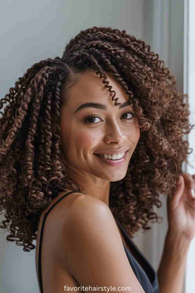 Tapered Cut with Defined Curls