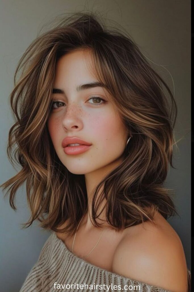Textured Pixie with Warm Brown Tones