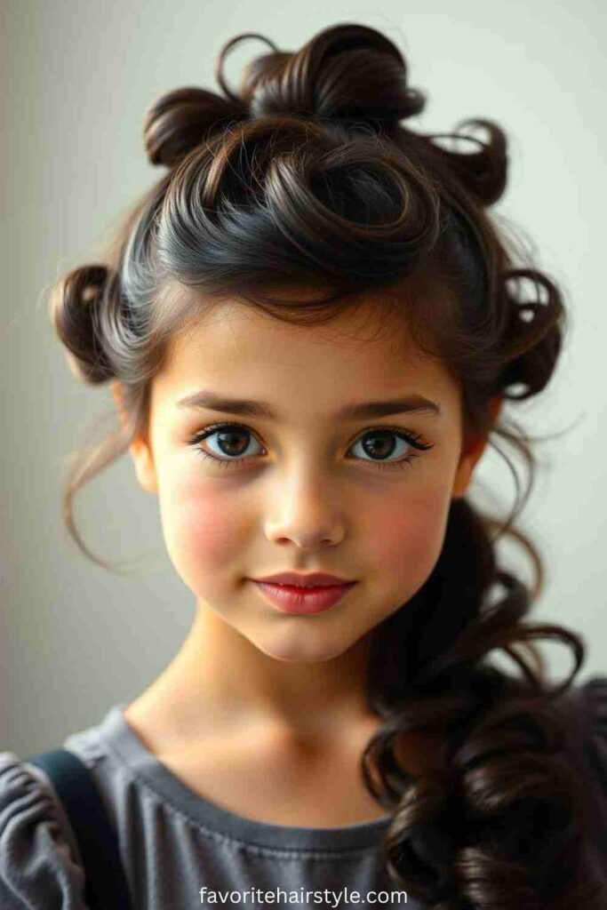 Twisted Half-Up Style