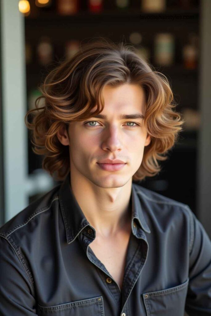 Wavy Caramel Highlights