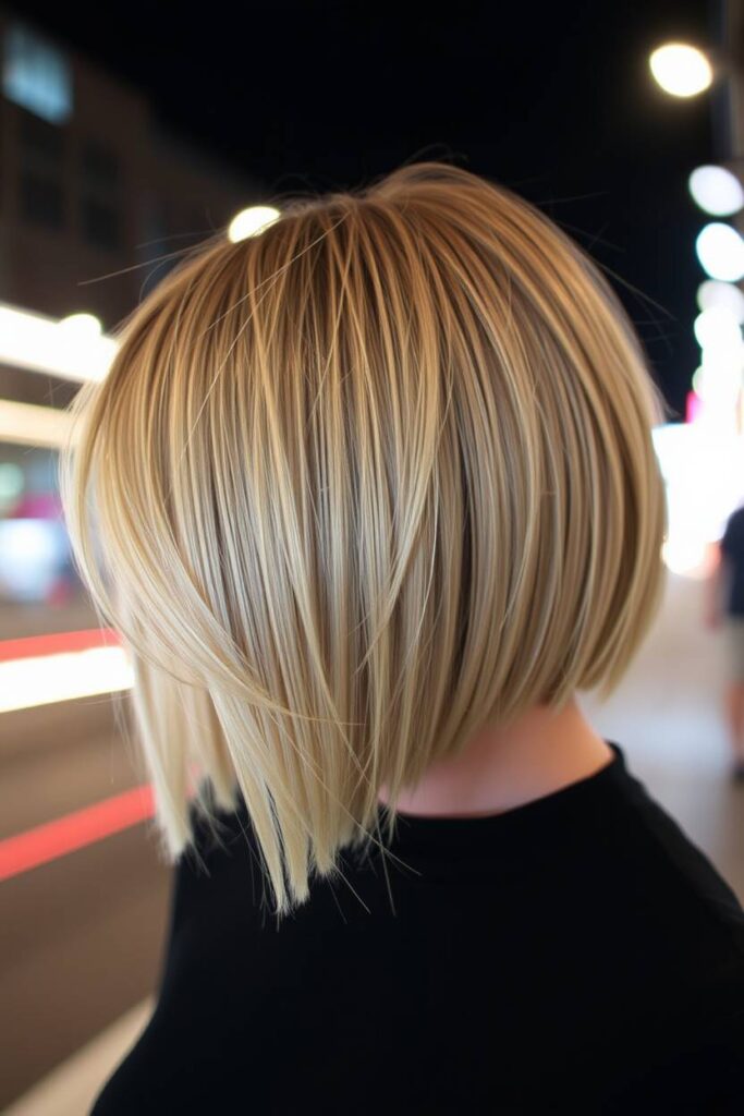 Ashy Beige Blonde Bob