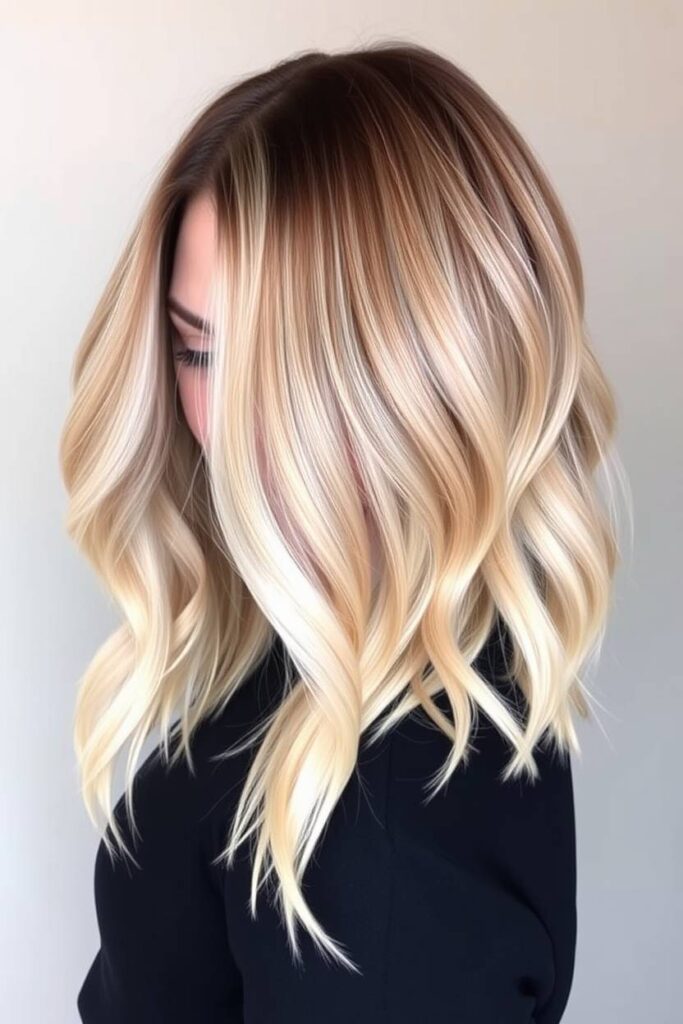 Beige Blonde Balayage