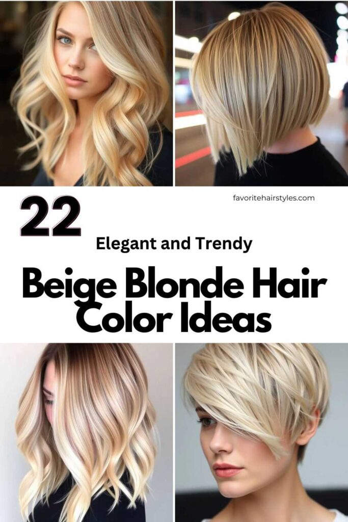Beige Blonde Hair Color