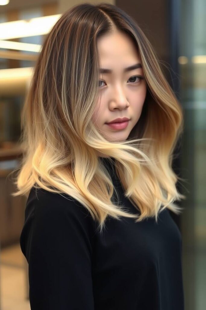 Beige Blonde Ombre