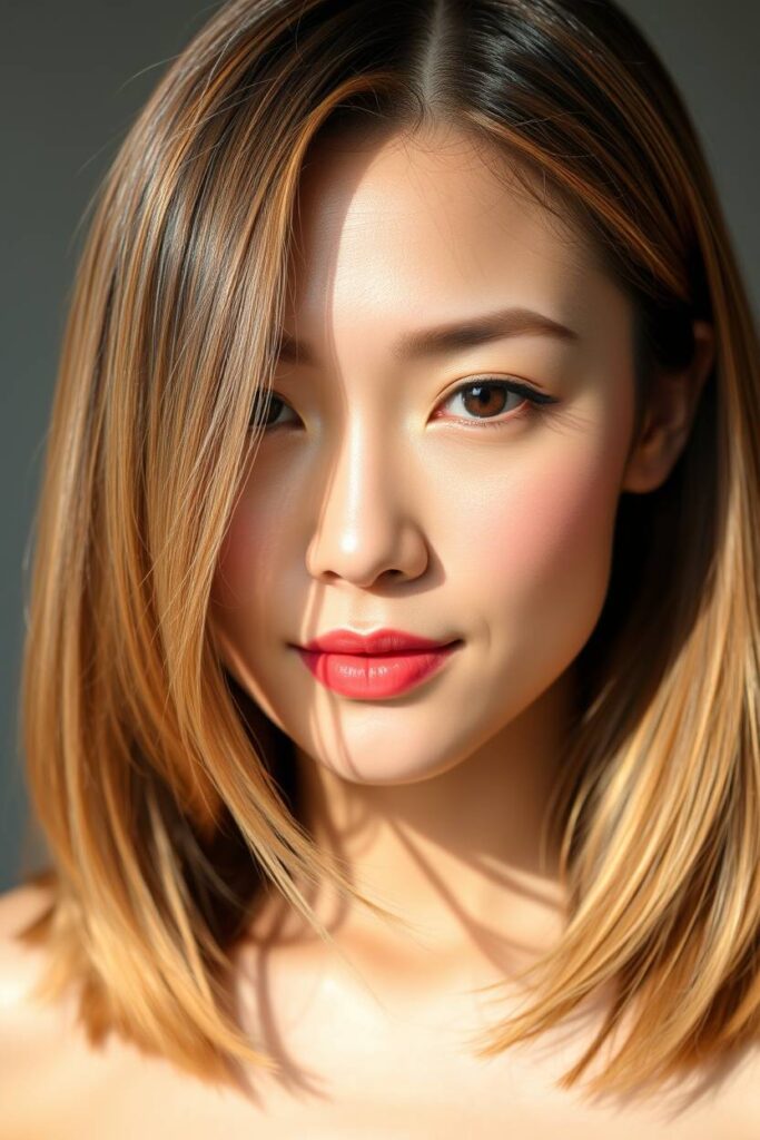 Beige Blonde with Caramel Tones