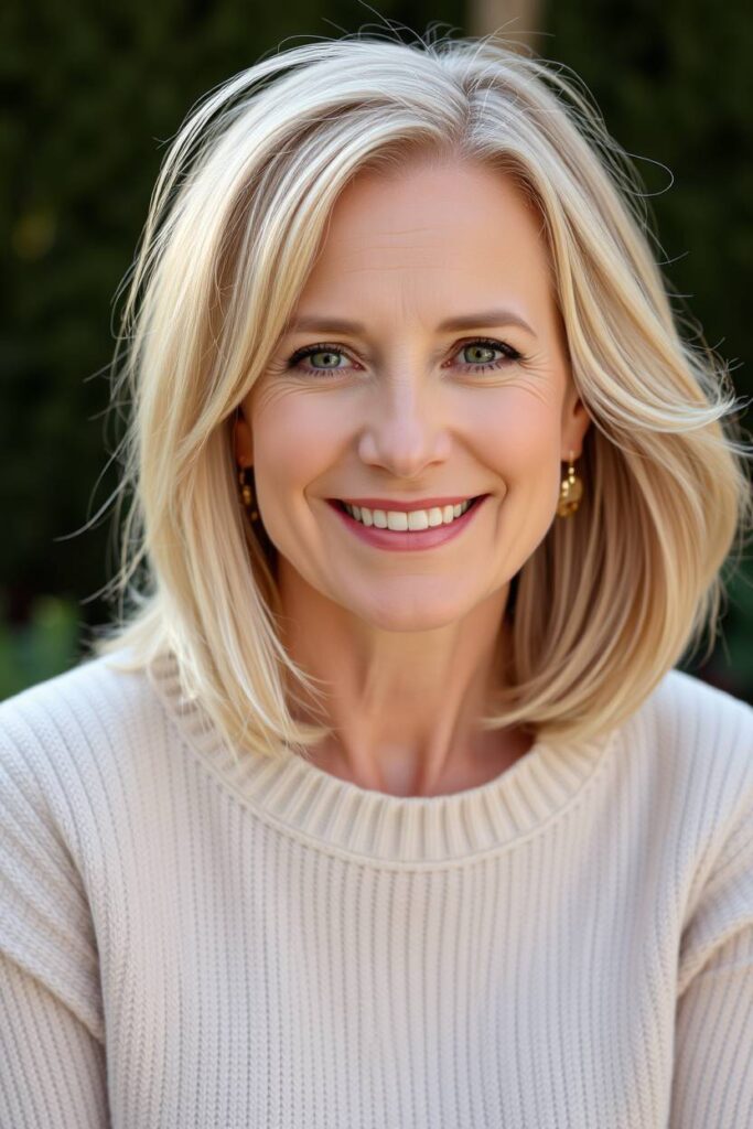 Beige Blonde with Highlights