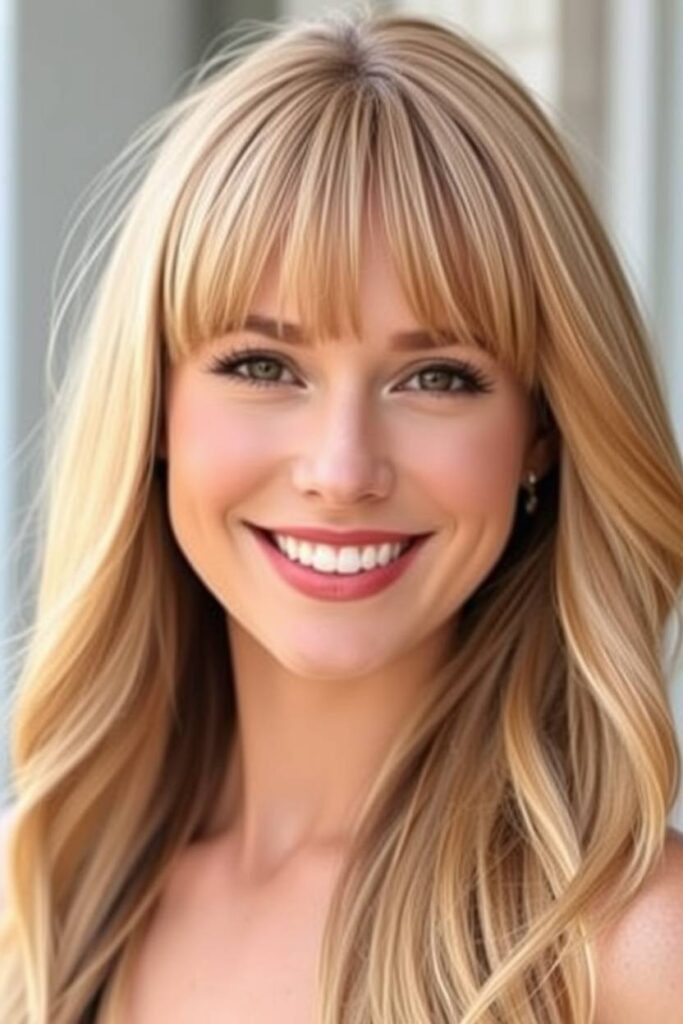 Blended Bangs for a Seamless Look