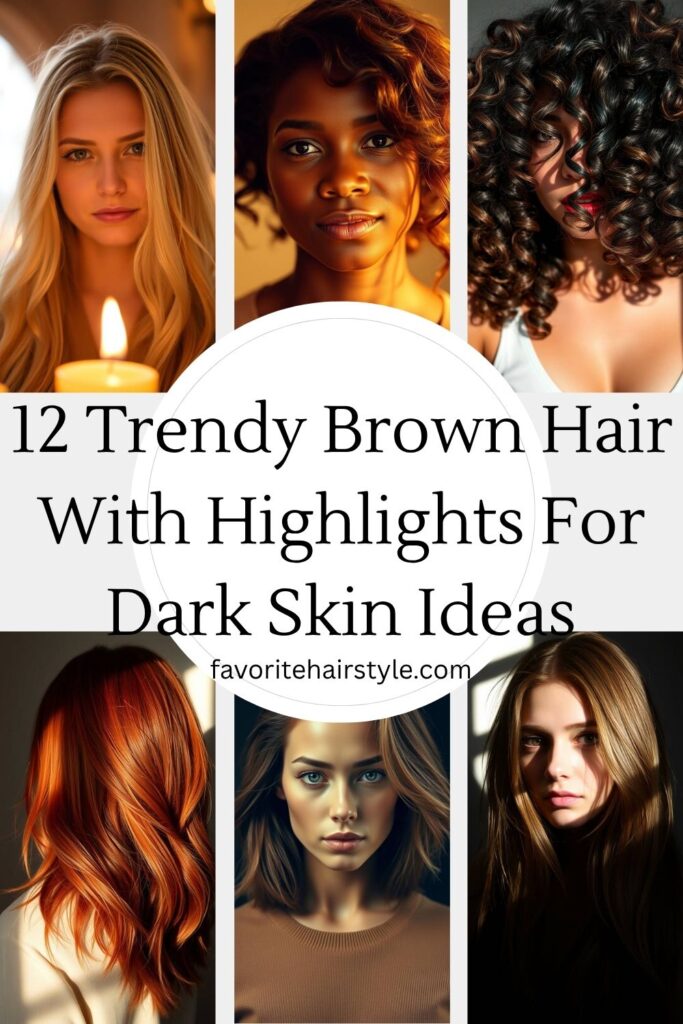 Brown Hair With Highlights For Dark Skin Ideas