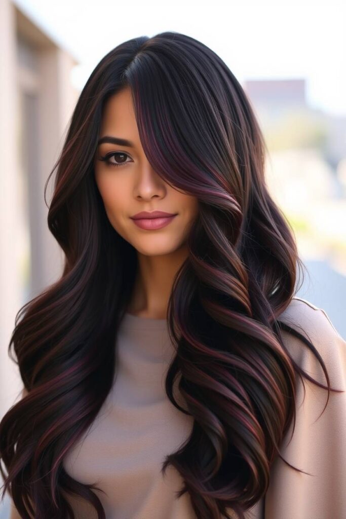 Burgundy Balayage
