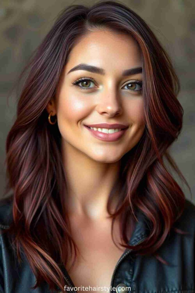 Burgundy Balayage