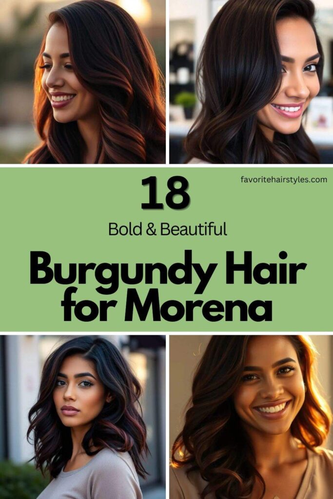 Burgundy Hair for Morena