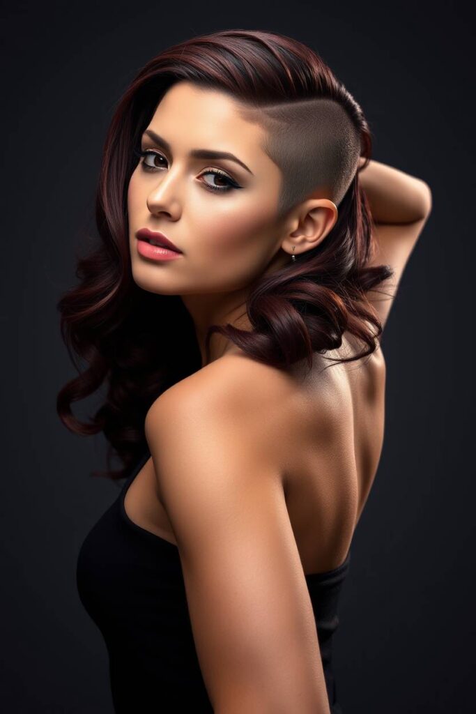 Burgundy Undercut