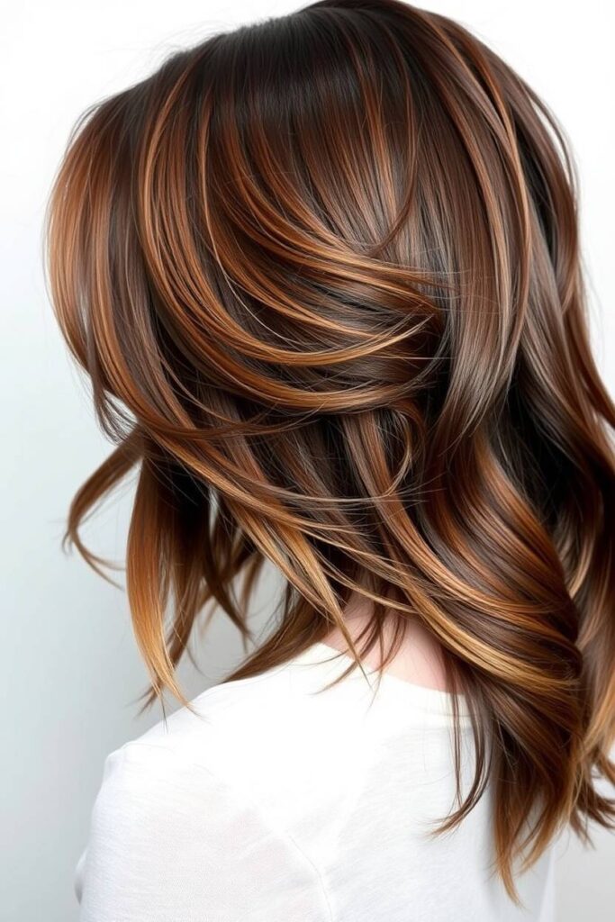 Caramel Highlights with Layers