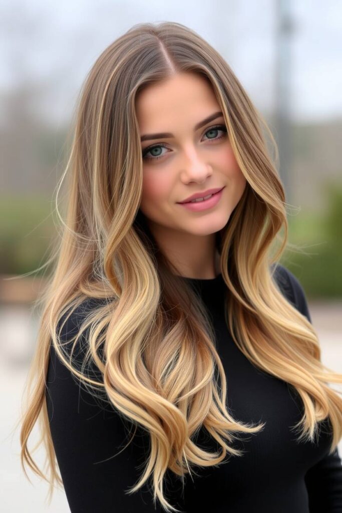 Caramel Ombre Transition