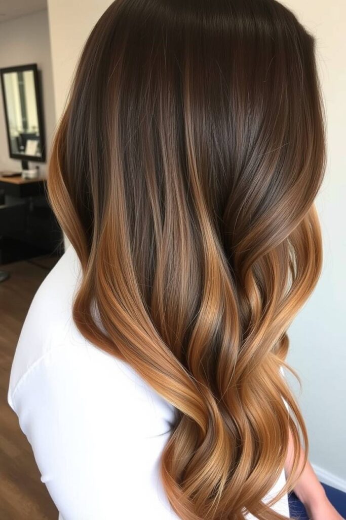 Caramel Ombre with Soft Blends
