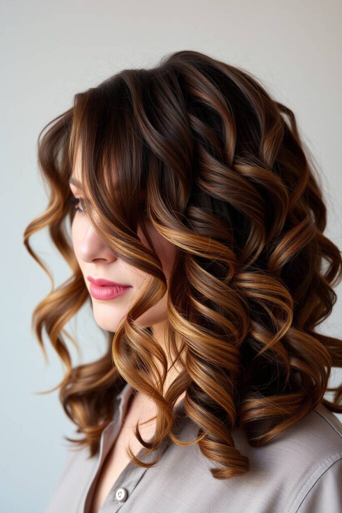 Caramel Peekaboo Highlights