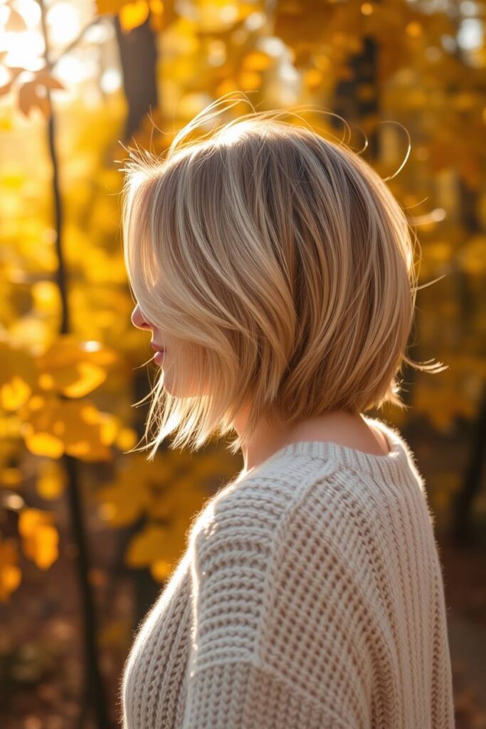 Champagne Blonde with Golden Glaze
