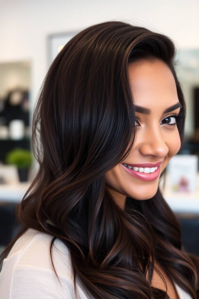 Cherry Burgundy Highlights