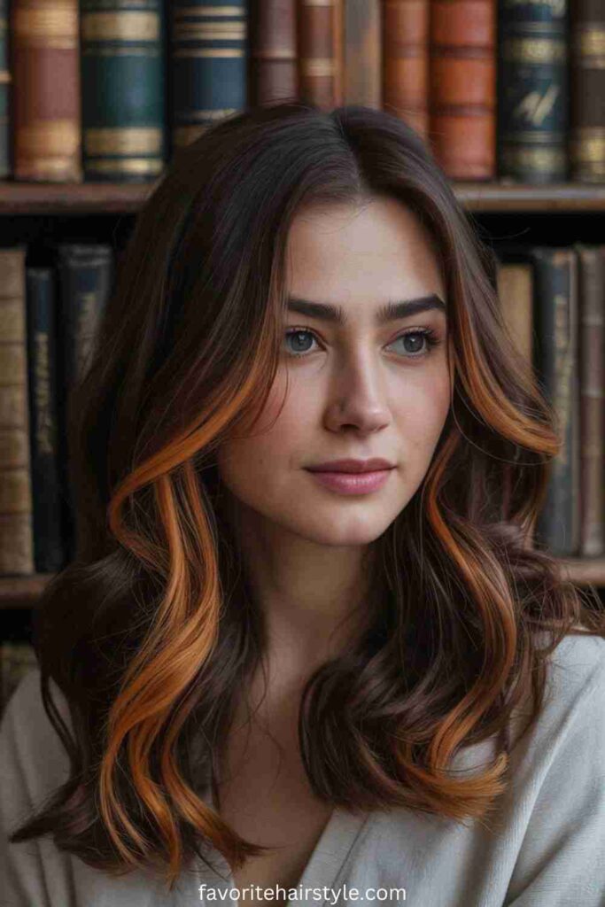 Chunky Blonde Highlights for a Retro Look