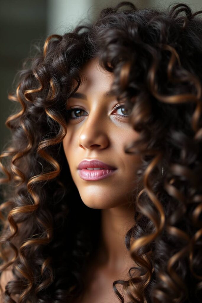 Chunky Caramel Streaks for Volume