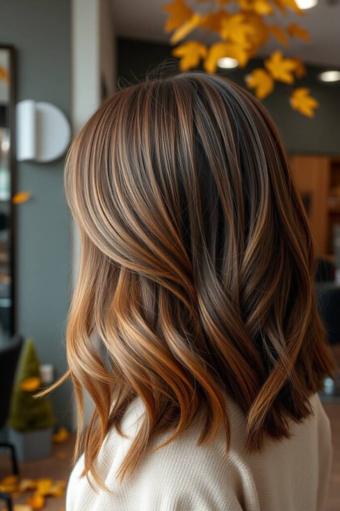 Curtain Bangs with Layers