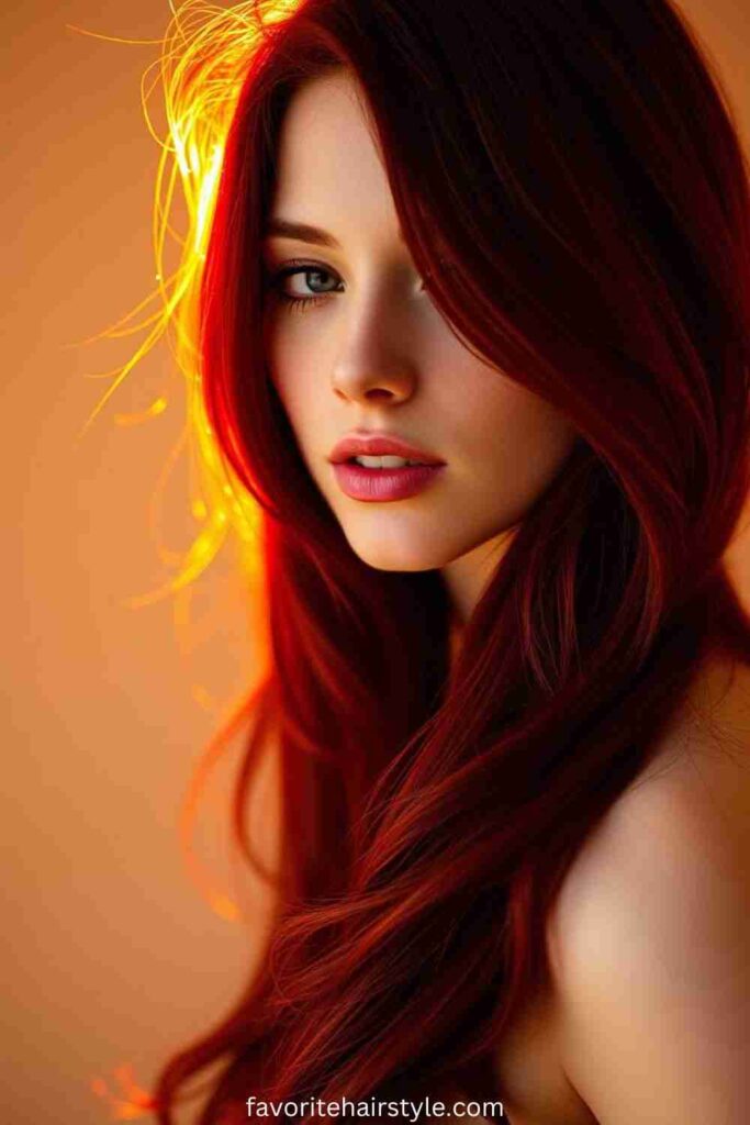 Deep Burgundy Shine