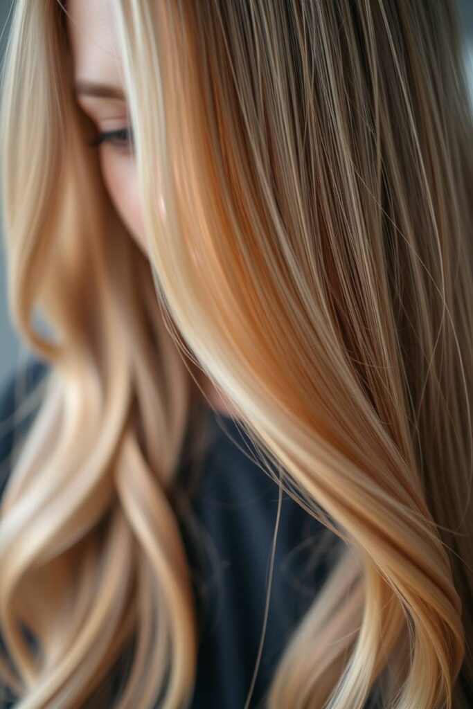 Face-Framing Caramel Highlights