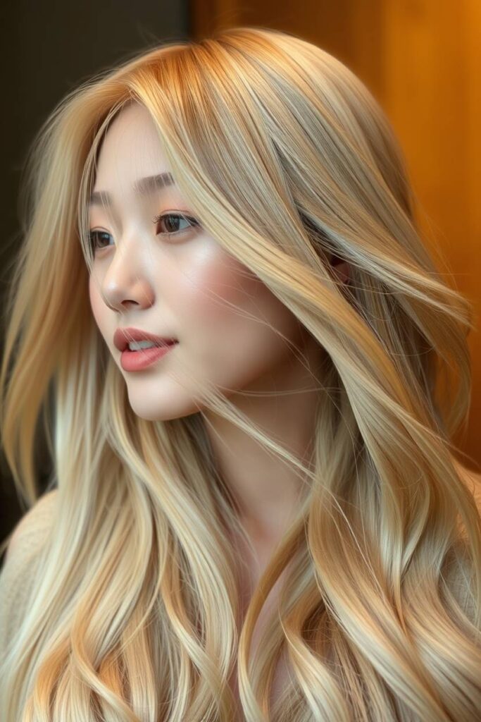 Full Head Beige Blonde