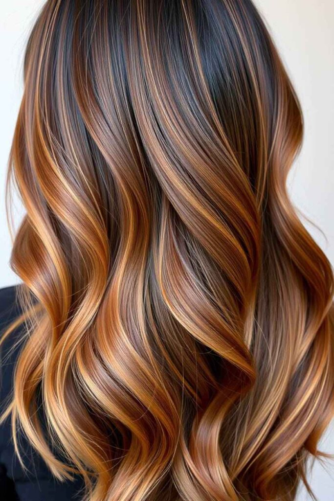 Full-Head Caramel Highlights
