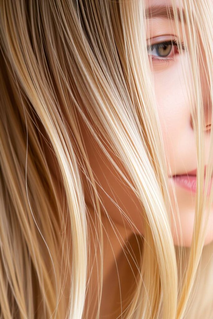 Glossy Beige Blonde Finish
