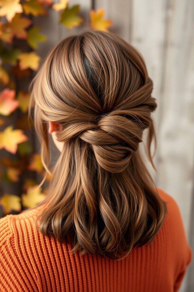 Half-Up Mini Twist