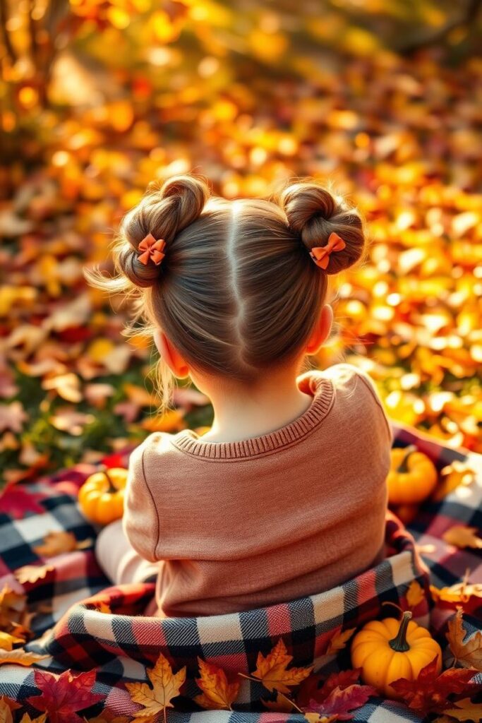 Half-Up Space Buns