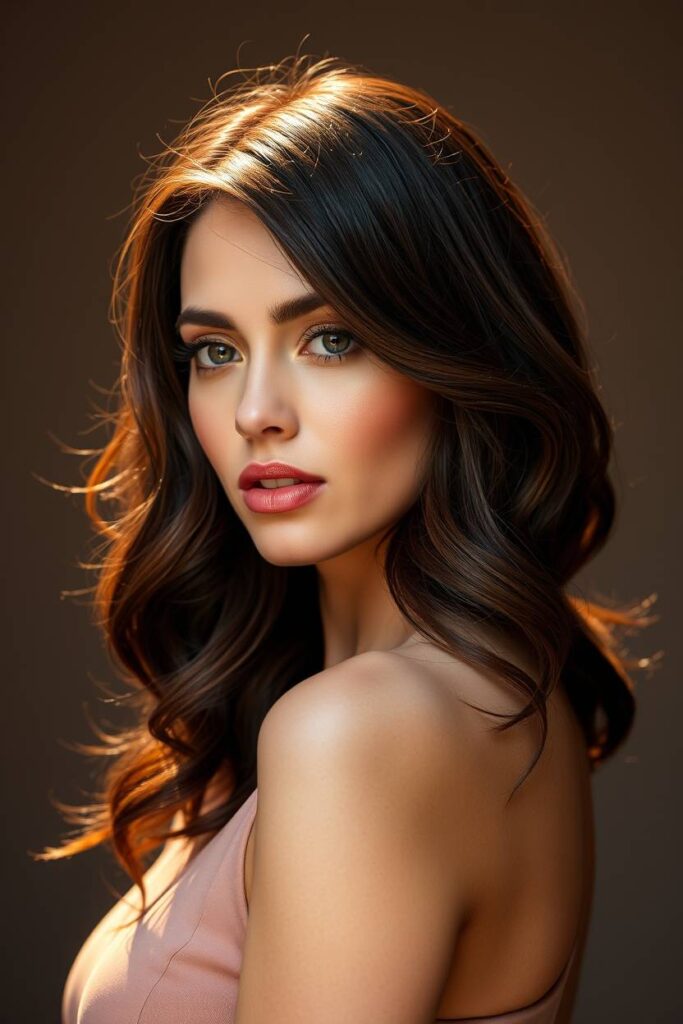 Honey Caramel Highlights for Extra Glow