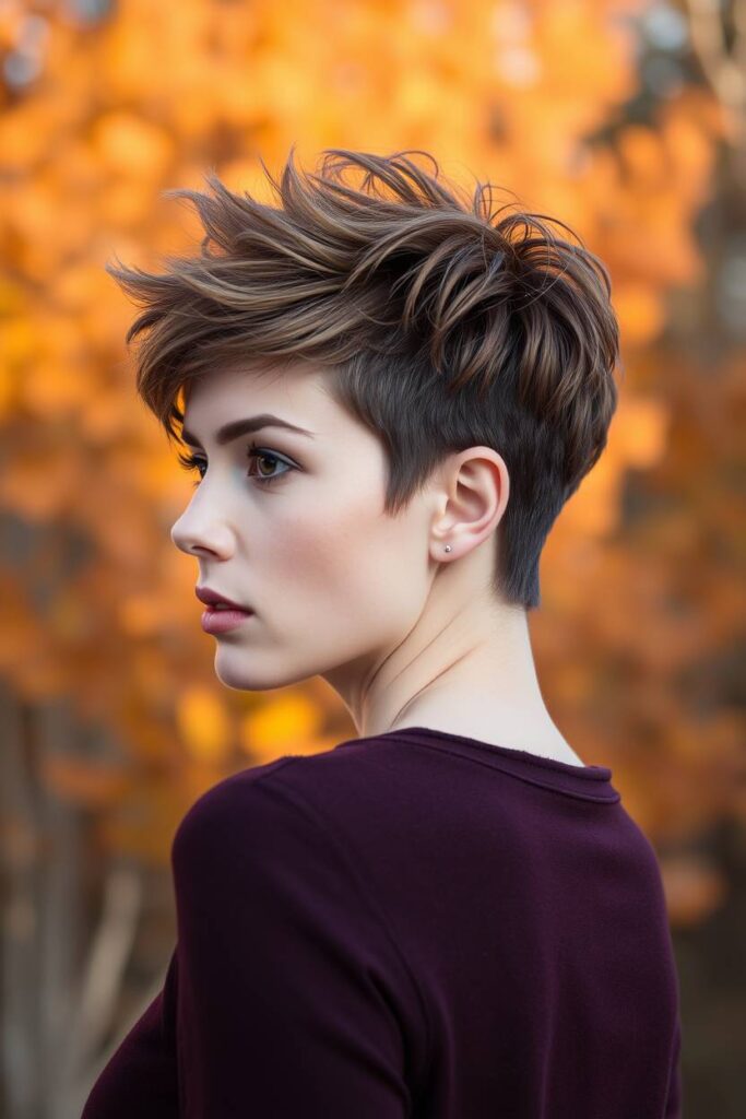 Messy Pixie with Volume