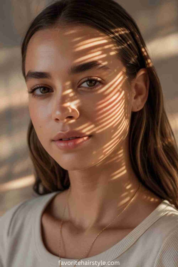 Mocha Highlights on Deep Brown Hair