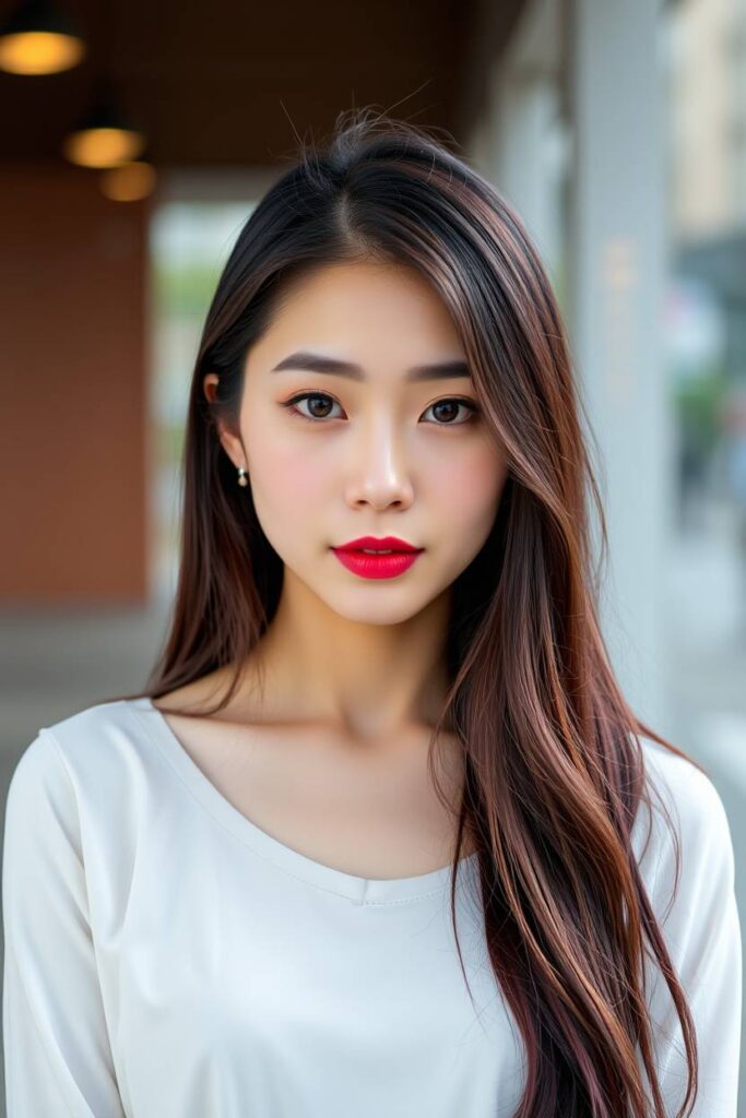 Plum-Tinted Burgundy