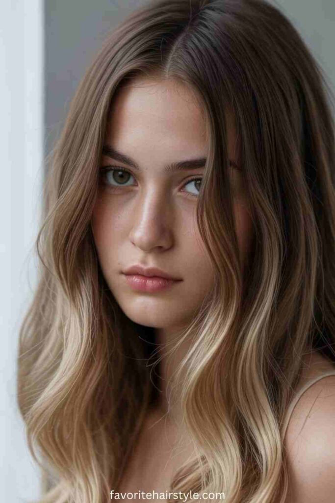Rose Gold Tinted Highlights