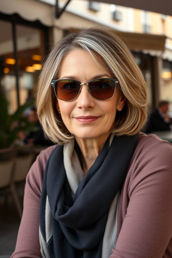 Sandy Dark Blonde Bob