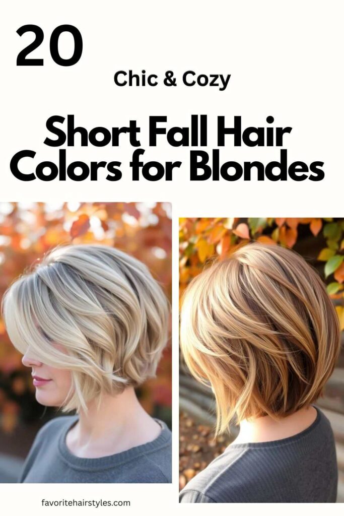 Short Fall Hair Colors for Blondes