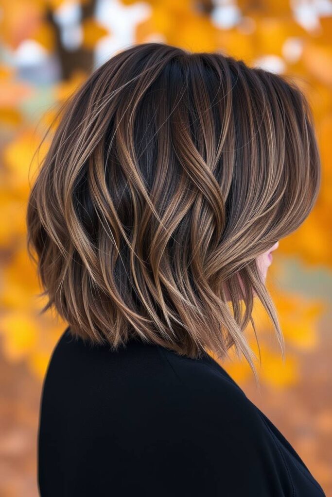 Shoulder-Length Cut with Choppy Ends