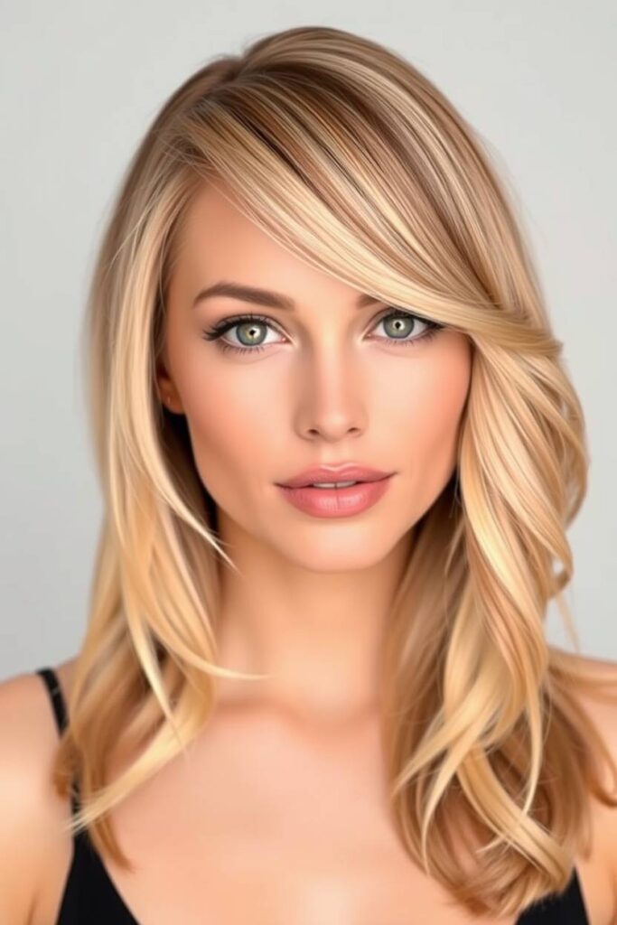 Side-Swept Bangs for Versatility
