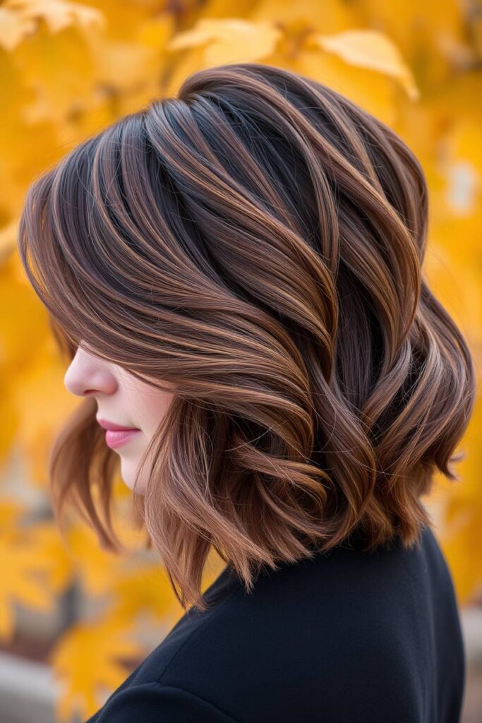 Textured Bob with Side Part
