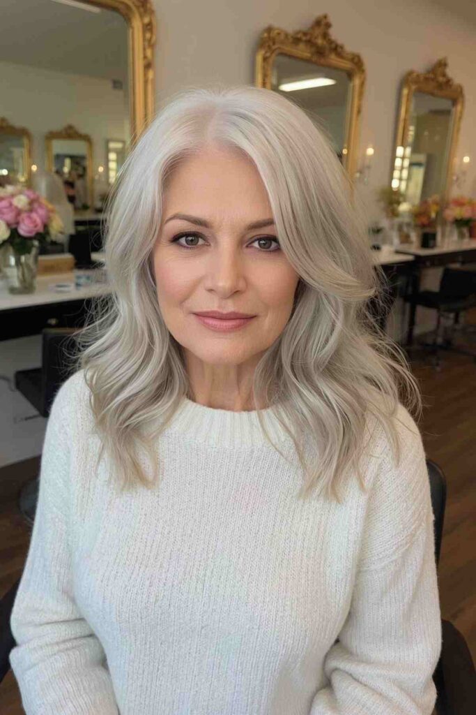 White Blonde Balayage