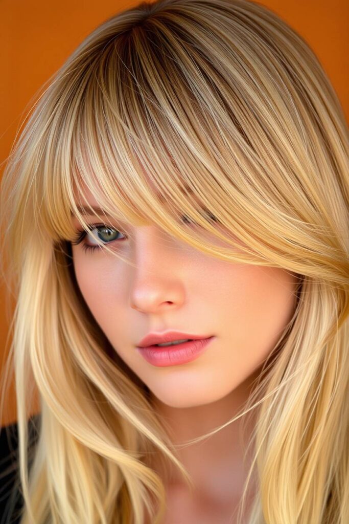 Wispy Bangs for a Delicate Touch
